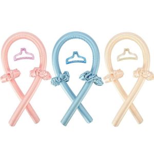 Heatless Hair Curlers No Heat No Damage Spiral Curlers for Long Dense Sparse Hairs Sleeping Curling Rod Girl Beauty