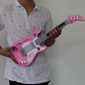 57cm Guitar Toys for Kids Play Education Musical Instrument Montessori Children Musical Instrument Early Learning Toys