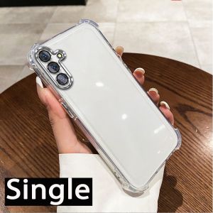 Case for samsung a55 5g 2023 samsung a35 a36 5g phone casing Softcase silicone shockproof Cover new design aesthetic clear with Lanyard for girls SJST01