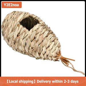 【Local shipping】 Birds Nest Outdoor Hand-weaved Decorative Bird House Bird Cage Shelter Weaved Hanging Parrot Nest Creative Handmade Bird Cage