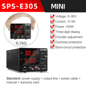 KUAIQU Upgrade DC Power Supply 30V 10A Lab Power Source OCP OVP OUTPUT Switching Voltage Regulator For Titanium Alloy Anodizing Phone Repair Plating