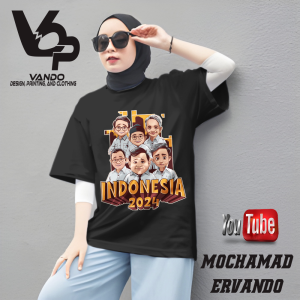 Baju kaos indonesia 2024 Desain Kaos Keren Cotton Combed