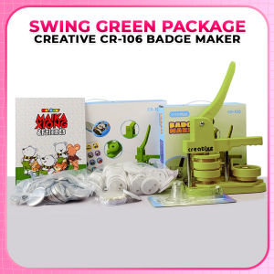 Button Pin Maker DC-106 58mm Manual Badge Press Sliding Type DIY Custom Pins Machine