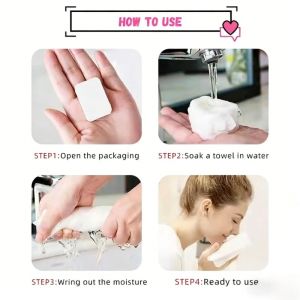 5pc Towel 70*140CM Compressed Bath Towel Travel Pack Face Towel Cotton Blanket Disposable Bath Towel