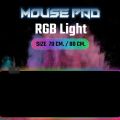 iremax gaming black speed RGB Symphony Game LED mouse pad with lights 7colors. 