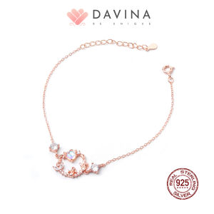 DAVINA Ladies Coco Bracelet Rose Gold Plated Sterling Silver 925
