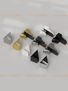 Space Saving Designs Glass Shelf Wall Brackets Adjustable Zinc Alloy Supports for Customizable Shelving Installation