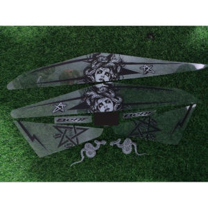 Striping Transparan Beat Fi Stater Kasar dan Halus Variasi Medusa Hitam - SBFI-UV - GSI