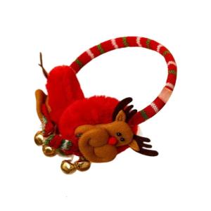 Christmas Ear Muffs Soft Fleece Lining Winter Earmuffs Outdoor Ear Warmer For Women Girl Travel And Winter Celebration