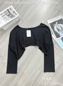 Áo Thun From Rộng Croptop Tay Dài - Tharo Clothing [AO00293]