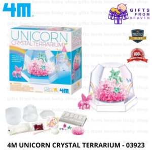 4M UNICORN CRYSTAL TERRARIUM - 03923