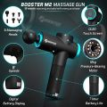 BOOSTER M2 Muscle Massage machine AI-Hit LCD Display Professional Deep Muscle Massager Neck Muscle Massager Pain Therapy for Body Massage Relaxation Pain Relief. 