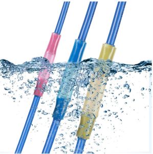 สลิปหุ้มท่อหดกันน้ํา แบบใช้คีมบีบ (สําหรับสายไฟแข็ง / 10 ชิ้น)