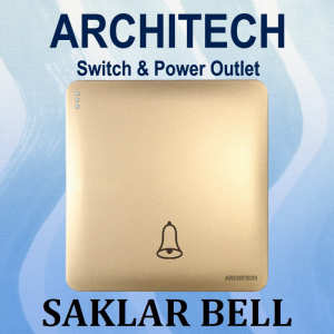 ARCHITECH INFINITY A63-K16 GOLD Sakelar - Saklar Bel