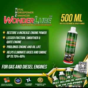 The Wonderlube Maximum Performance Engine Oil Additive Fuel & Maintenance Saver 500ML