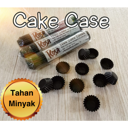 Paper Cup Cake Case / Alas Kertas Hitam Untuk Kue Kering Nastar ...