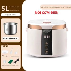 Nồi cơm điện 220v Lõi nồi inox 5 Lít Nấu cơm siêu ngon an toàn cho sức khỏe