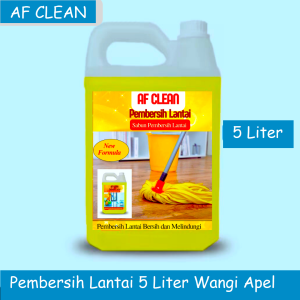 AF Clean Pembersih Lantai Floor Cleaner Sabun Pel 5 Liter - Wangi Apel Pel Lantai 5L