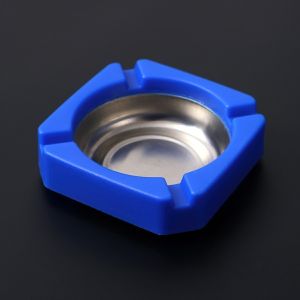 [HCM] Gạt tàn vỏ nhựa trong inox hình vuông hàng đẹp chuẩn-CA666