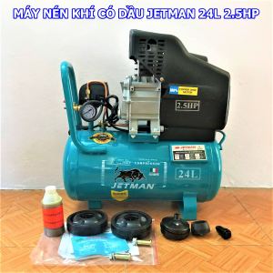 Máy Nén Khí Liền Trục Jetman JM-4224 2.5HP 24L - Vỏ Dày Chạy Êm Bền Bỉ - Bảo Hành 12 Tháng