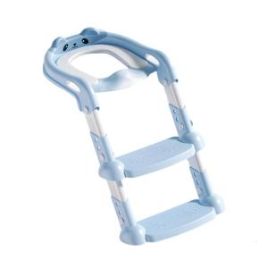 Collapsible Toilet Training Seat Step Stool For Kids Soft/Hard Pad Step Ladder Nonslip Treads Grip 50kg Load Capacity