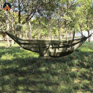 Portable Hammock with Mosquito Net Hammock Bed with Tree Straps for Indoor Outdoor Hiking Camping Backpacking [Jocestyle Store]