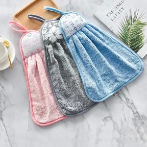 3 Pieces Set Microfiber Hand Towel With Hanger Tip 30 x 42cm