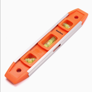 Magnetic Torpedo 9 Inch Spirit Level Heavy Duty 3 Bubble Level 45°/90°/180° Construction Magnetic Leveling Tool R9953