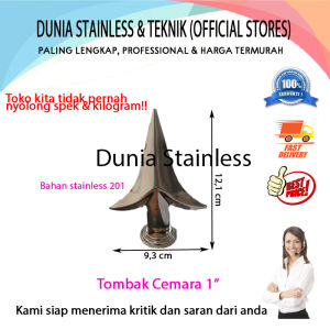 Tombak cemara 1in 201 Aksesories stainless steel tangga Pagar kanopi balkon
