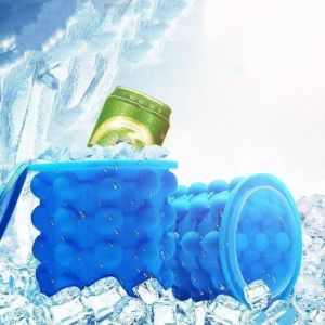 CEMOMEF ประหยัดพื้นที่ ถังใส่ไวน์น้ำแข็ง ประเภทกดกด ซิลิโคนทำจากซิลิโคน เครื่องทำน้ำแข็ง ทนทานต่อการใช้งาน อาหารเกรดอาหาร แม่พิมพ์ก้อนน้ำแข็ง น้ำในน้ำ