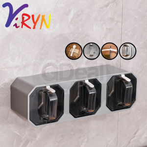 ViRYN Seasoning Box Kitchen Proof Plastic Wall Hanging Spices Salt Cooking Seasoning Jar