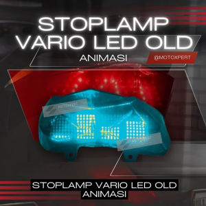 STOPLAMP VARIO LED OLD 2015 2017 MODE ANIMASI RUNNING OTOMATIS 3IN1 PLUS SEIN PNP SOCKET MODE MAGNET