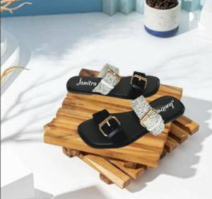JANITRA OFFICIAL SHOP Barzyta Sandal Platform Wanita Model  Brongsong Snack Korean Style
