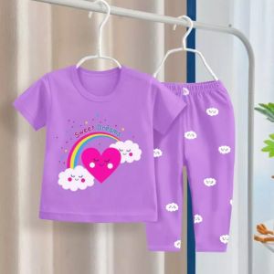 LF setelan baju anak perempuan celana panjang umur 1-4tahun