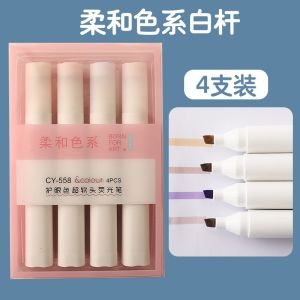 ***READY STOCK*** Highlighter Pen set Super Soft Head Macaron Colourful Creative Design With All Different Body Colour