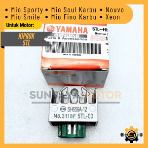 Kiprok Regulator 5TL Ciprok Rectifier Original Yamaha Mio Sporty Mio Smile Mio Soul Karbu Fino Carbu Nouvo Xeon Carbu Kiprop Presisi Kipros Cipros Asli Kiprox Keprok Ori YGP