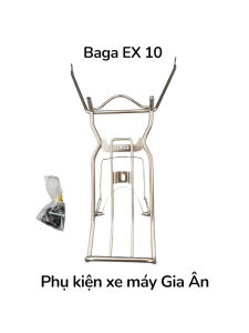 [Hình thật] - Baga giữa xe EXCITER 135 đời 2006 - 2010/ Exciter 2010 / EX10/ EX 10 chuẩn Inox dày 10 ly cao cấp siêu bền đủ màu.