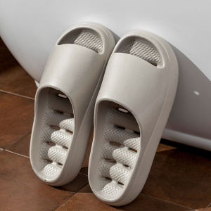 Slippers For Home Use In Summer Bathroom Drainage WomenS Indoor Home Bathing Hotel Couple Supermarket Hollow Quick-Dry Wear-Resistant Sandals