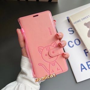 เคสมือถือ ฝาพับหนัง ล็อค สำหรับ VIVO  Y20 Y20S Y20T Y12A Y12S Y3S    พับได้ มีแม่เหล็ก วัสดุ TPU ตั้งได้ แถมสาย กันกระแทก ฝา เปิดปิด domicat