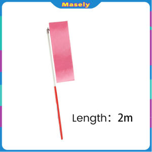 Masely 2m/3.6m Colorful Dance Ribbon Art Gymnastic Ballet Streamer Twirling Rod Stick For Training