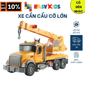 Máy Xúc Đồ Chơi Cỡ Lớn Toystar Xe Công Trình Ô Tô Máy Xúc Cho Bé Có Đèn Nhạc