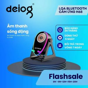 Loa Bluetooth cảm ứng H68 hỗ trợ sạc không dây