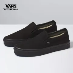 All black slip on vans cheap mens