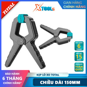 Kẹp lò xo 15KGS TOTAL THT13362 | kẹp gỗ chữ A kích thước 6 inch chiều dài 150mm lực kẹp 15KGS miệng kẹp mở tối đa 68mm dùng cho ngành gỗ
