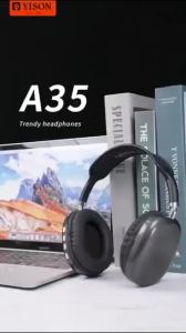 Celebrat A35 Wireless Bluetooth Headphones HiFi Stereo Over Ear Headset Foldable Deep Bass with Microphone