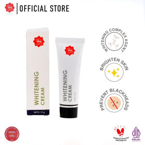 [BPOM] VIVA Whitening Cream with Whitening Complex Agent Brighten Skin Prevent Blackhead - 15g