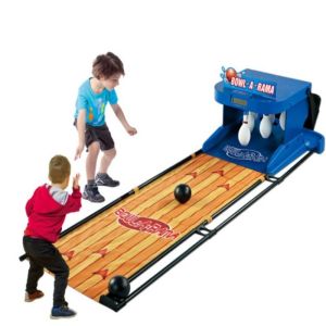 Electric Bowling Toy 3.5m 2m Children Double Bowling Game Indoor&Outdoor Parent-child Game Bowling toy extension 3.5 meters