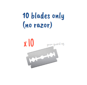 [SG] Classic Blade Razor / Blade Refills - Men Barber Straight Razor Stainless Steel Blade Shaver Trimmer Smooth Shave