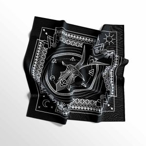 Syal bandana motif GOAT - slayer multifungsi - aksesoris fashion skena style