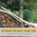 PORTABLE STAINLESS STEEL HAND SAW | Durable Heavy Duty Stainless Steel Grinding Teeth Multifunction Hand Saw | Cutting Tool for Wood Cutting, Gardening, PVC | Ergonomic Non-Slip Handle Pruning Saw | Outdoor Sharp Blade Handsaw | SK5 Steel Saw.. 